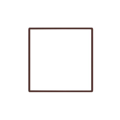四角い看板のイラスト 背景白色