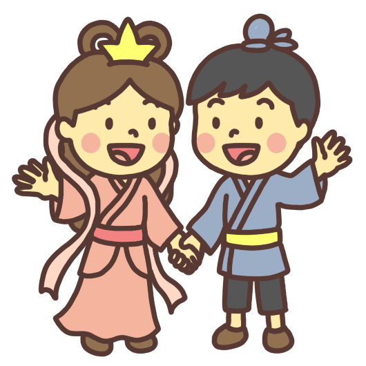 織姫と彦星のイラスト