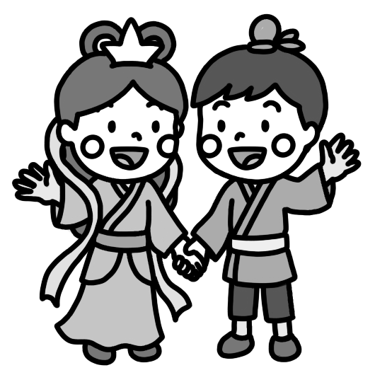 織姫と彦星のイラスト