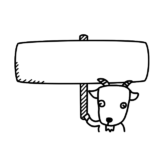 絵を描いているヤギのイラスト イラストバンク 白黒ヤギ支店